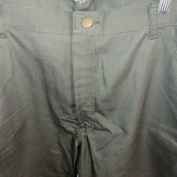 Bulwark FR Men’s Straight Jeans Size 42 X 32 Army Green Workwear Rugged NWOT - Picture 4 of 12